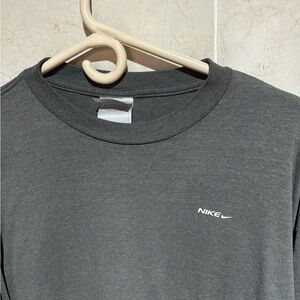 Nike Men's Charcoal Long Sleeve Tee